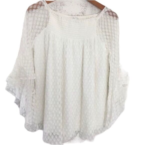 #114 SHANNON FORD white blouse - Picture 1 of 7